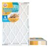 Arm & Hammer 16x25x1 Air Filter (4-Pack) | Merv 8 | Enhanced Allergen | Pet Fresh Odor Reduction | Contains Pure Baking Soda | HVAC AC Furnace | Made in USA | Actual Size 15.75" x 24.75" x 0.75"