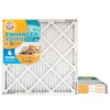 Arm & Hammer 20x20x1 Air Filter (4-Pack) | Merv 8 | Enhanced Allergen | Pet Fresh Odor Reduction | Contains Pure Baking Soda | HVAC AC Furnace | Made in USA | Actual Size 19.75" x 19.75" x 0.75"