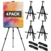 AROIC 4 Pack Painting Display Easel Stand Portable Adjustable