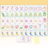 Arrowbash 160 Pcs American Mahjong Tiles Set Only, 1.2 Inch American Mahjong Tiles Game with 8 Different Hand Carved Patterns for Mah Jong Social Games, Beginners, Mah Jong Lovers (Yellow)