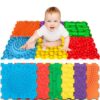 Art3d Sensory Mats for Kids, 6-Pack Interlocking Textured Floor Tiles