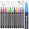 Artecho 12 Colors Self-Outline Metallic Markers