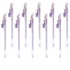 ARTIBETTER 10 Pcs Pendant Gel Ink Roller Pen with Lavender Plastic Body