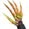 Articulated Fingers 3D Printed Flexible Finger Extensions Lightweight Reusable Claw Decoration Articulated Skeleton Hand Scary Flexible Easy Wear Decoration(Right Hand)