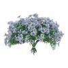 Artificial Flower Bouquet Set 16 Bundles Lifelike Violets Plastic Plants