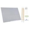 Artist Watercolor Painting Set with Folding Support Bamboo Brush Assorted Colors Reusable Perfect for Sketching and Creative Artists