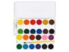 Artist Watercolor Travel Paint set 24 Tablets 30mm (Made in Italy)