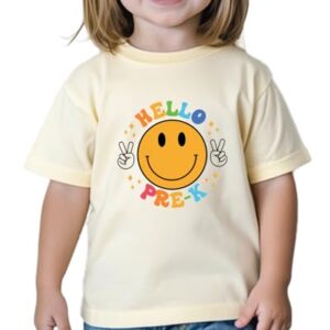 ArtJaroz First Day of Pre-K Shirt 1st Day of PreK Shirts Girls Kids 3-4T