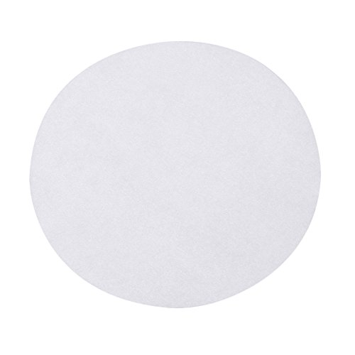 Arythia 100 Count 8 Inch Parchment Paper Rounds, Nonstick Parchment Paper Sheets for Baking, 6 and 10 Inch Natural Wood Pulp Oven Liners for Cookies Pizza BBQ (6 Inch (153mm ID, 5mm Thickness))