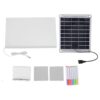 Arythia LED Acrylic Dry Erase Board, 30W Solar Powered Light Up Message Board, Illuminated Neon Writing Drawing Note Pad, Desk Menu Sign for Creative Home Office