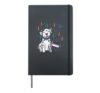 Asexual Flag Dalmatian Dog Ace Pride Month LGBTQ Ally LGBT Hardcover Journal, Black