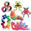 ASIOWELY 6 Pack Fidget Toys Bulk for Kids & Adults,Sensory Travel Must Have,Autism Anxiety Stress Calm Down Must Have,Treasure Classroom School Prizes Birthday Easter Gifts for Kids 5-7-8-12 Year Old