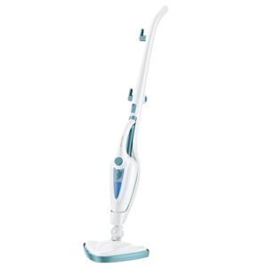 Aspiron 12-in-1 Steam Mop, Fast 15-Sec Heat-Up, 1500W Detachable Handheld Steam Cleaner with 2 Dirt Grip Pads, Removes 99.99% Stubborn Stains for Hardwood Floors, Windows, Tiles, Furniture, Yellow