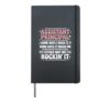 Assistant Principal Funny School Admin Teacher Appreciation Hardcover Journal, Black