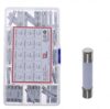 Assorted 6x30mm (1/4"x 1‑1/4") Ceramic Fuse Kit 75Pcs, 0.5A‑30A 250VAC Fast & Slow Blow Cartridge Fuses for Microwave Oven, High‑Power Appliance & Power Supply Repair