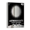 Astrobrights Colored Cardstock, Moon Dust, 6-Colors, 65 lb./176 gsm, 8.5” x 11”, 126 Sheets, Perfect for School, Office & DIY (91751)