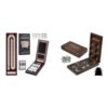 ASTROLIN Cribbage Board Game Set + Wooden Mancala Board Game