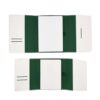ASWRTYJO A5 Splicing Contrasting Color Notebook, Three Fold Loose Leaf Business Gift(22 * 16cm)
