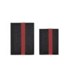 ASWRTYJO A5 Splicing Contrasting Color Notebook Three Fold Loose Leaf Business Gift(14 * 18cm)