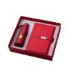 ASWRTYJO Business Buckle Meeting Notebook Thickened Umbrella Gift Set