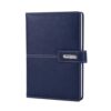 ASWRTYJO Business Office Meeting This Magnetic Button Paperback Notepad Gift Box Set Notebook(Black)