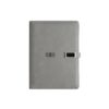 ASWRTYJO Charging Laptop Flash Drive Multifunctional A5 Business Conference Loose Leaf Notebook(24 * 18.3cm)