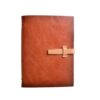 ASWRTYJO Genuine Leather Loose Leaf A5 Business Cowhide Notebook Custom Printable Logo Work And Office