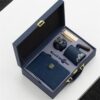 ASWRTYJO Gradient Business Five Piece Set Notebook Bookmark Water Cup Tea Can Gift Box