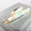 ASWRTYJO Resin Colour School Supplies Student Office Stationery 0.5mm Nib Fountain Pen
