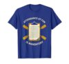 Attendance At Fun Is Mandatory Dark Sarcastic Humor T-Shirt, Men, Royal Blue, Large