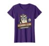 Attendance Clerk Chaos Manager Retro School Secretary Office T-Shirt, Women, Purple, Large