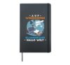 AUF WIEDERSEHEN KLASSENRAUM HALLO WELT Hardcover Journal, Black