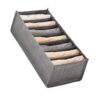 Aumotop Clothing Drawer Organizer Stylish Dividers Multifunction Storage Box for Bedroom Closet Non Woven Fabric 1 Unit