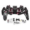 Aurikall Aluminum Hexapod Robot Kit, Programmable 6 Leg Robot with 18 DOF, Sensors, APP & Remote Control for Walking, Crawling, Twisting