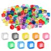 Auteonsa 200 PCS Board Game Pieces, 8mm Colored Game Tokens for Board Games