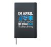 Autism Awareness Acceptance Mom Dad Teacher Hardcover Journal, Black