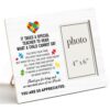 Autism Teacher Appreciation Gifts, SPED Teacher Wooden Picture Frame