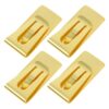 AUTSUPPL 4pcs Stainless Steel Money Clip for Men Minimalist Cash Holder