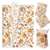 Autumn Tissue Paper,100 Sheets,Thanksgiving Theme Gift Wrapping Art Paper
