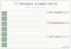 AUVIREC Magnetic Family Chore Chart for Fridge, Dry Erase Planner Board Set