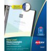Avery® Clear Heavyweight Sheet Protectors, Non-Glare, Easy Load, 50 Document Protectors (74107)
