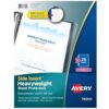 Avery® Diamond Clear Secure Side-Load Sheet Protectors, Heavyweight, 25 Page Protectors (76001)