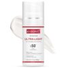 AVJONE Face Sunscreen SPF 50, Broad Spectrum UVA/UVB Protection with Hyaluronic Acid & Vitamin E, Lightweight Non-Greasy Formula, Water-Resistant, Oil-Free, Non-Comedogenic for Sensitive Skin