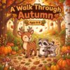 A Walk Through Autumn: A Cute Woodland Animal and Fall Nature Coloring Book for Kids Ages 4-8 (Cozy Autumn Friends Coloring Book)