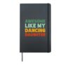 Awesome Like My Dancing Daughter Father's Day Hardcover Journal, Black