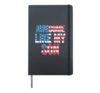 Awesome Like My Son Patriotic Father 4th of July Dad Hardcover Journal, Black