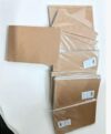 Awiniyeer 10 Pcs A5 Kraft Notebooks Bulk, 128 Sheets/256 Pages Unlined Craft Notebooks Kraft Sketchbooks Hardcover for Drawing, Art, Students and Office Supplies, 8.3 x 5.7 Inches (Brown)