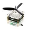 Axial Flux Brushless Motor Model, High‑Speed PCB Coil High‑Power Brushless Motor Science Educational Desktop Display Ornament (2 stators + 3 rotors)