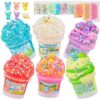 Axolotl Slime Kit 6 Pack, Crunchy Slime Sensory Toy Party Favor