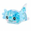 Axolotl Squishy Toy, Soft Super-Stretchy Sensory Squeeze Toy for Kids Ages 3+ & Adults, Cute Stretchy Animal Squishies, Quiet Handheld Toy for Home, School & Travel(Large Sequins Blue)